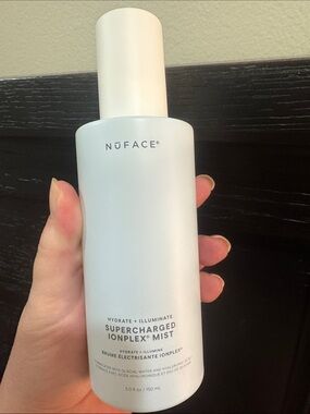 NuFace White Supercharged IonPlex Facial Mist/NEVER USED/No packaging!